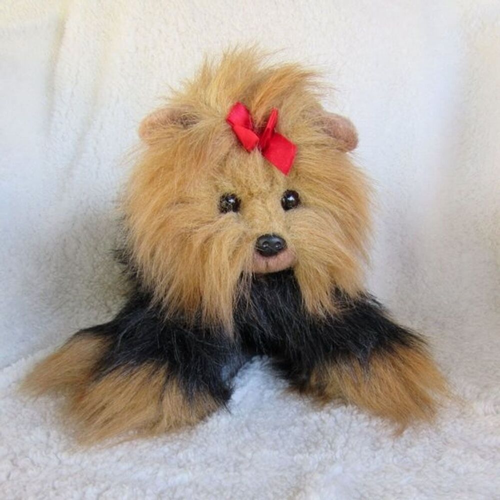 Ty Classics Yappy Yorkie Yorkshire Terrier Puppy Dog Stuffed Animal Plush 90s